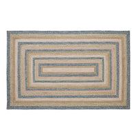 Thumbnail for Kaila Jute Braided Rug Rectangle with Rug Pad 5'x8' VHC Brands