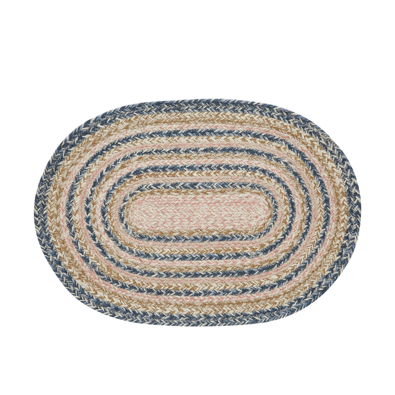 Kaila Jute Braided Oval Placemat 13"x19" VHC Brands - The Fox Decor