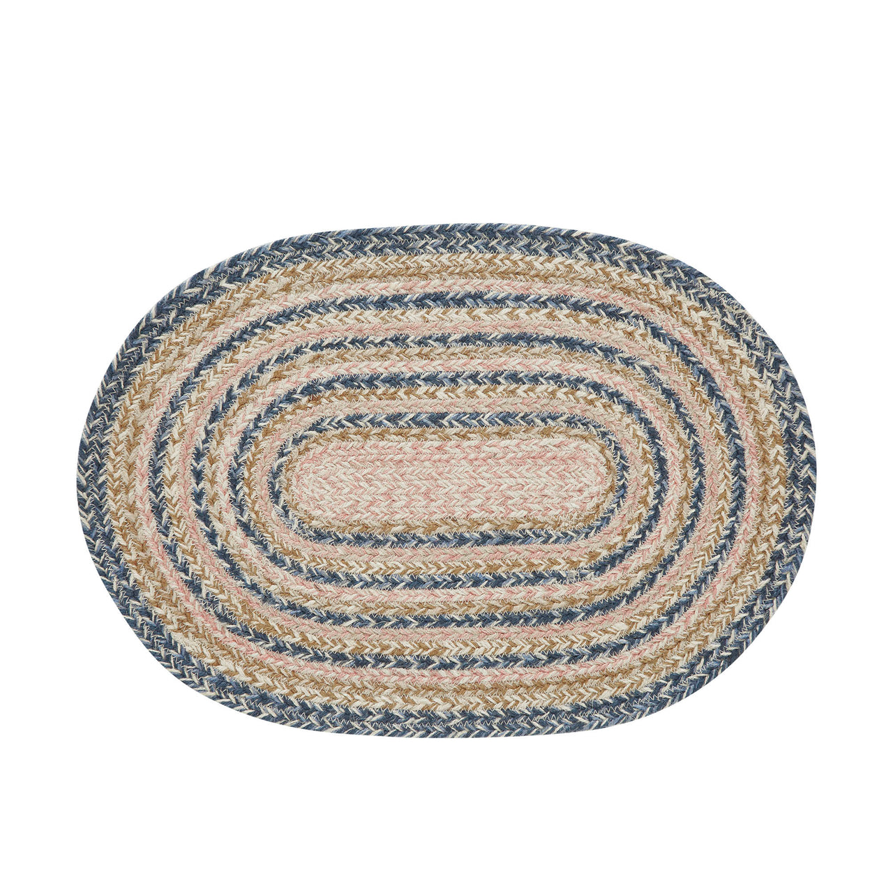 Kaila Jute Braided Oval Placemat 13"x19" VHC Brands
