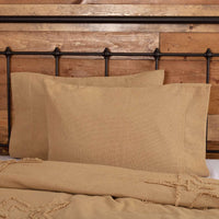 Thumbnail for Burlap Natural Standard Pillow Case Set of 2 21x30