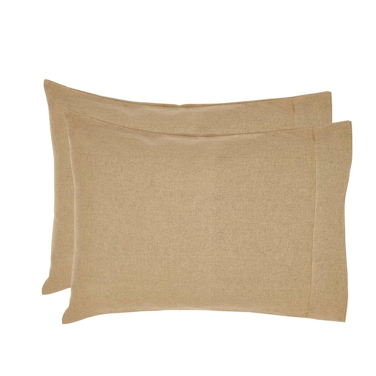 Burlap Natural Standard Pillow Case Set of 2 21x30 VHC Brands - The Fox Decor