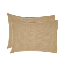Thumbnail for Burlap Natural Standard Pillow Case Set of 2 21x30 VHC Brands - The Fox Decor