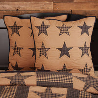 Teton Star Quilted Euro Sham 26x26 VHC Brands - The Fox Decor