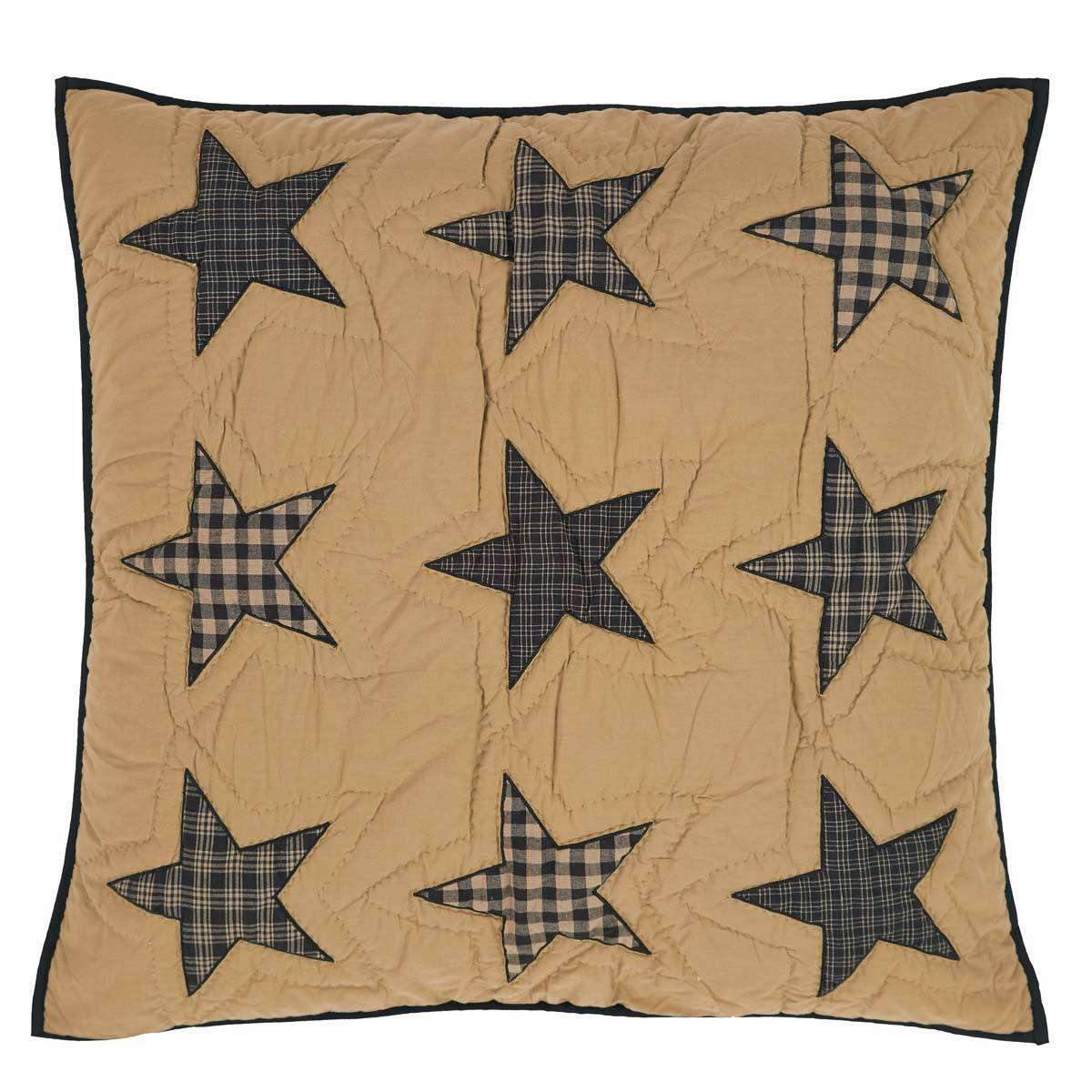 Teton Star Quilted Euro Sham 26x26 VHC Brands - The Fox Decor