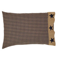 Thumbnail for Teton Star Standard Pillow Case Applique Star Border Set of 2 21x30 VHC Brands - The Fox Decor