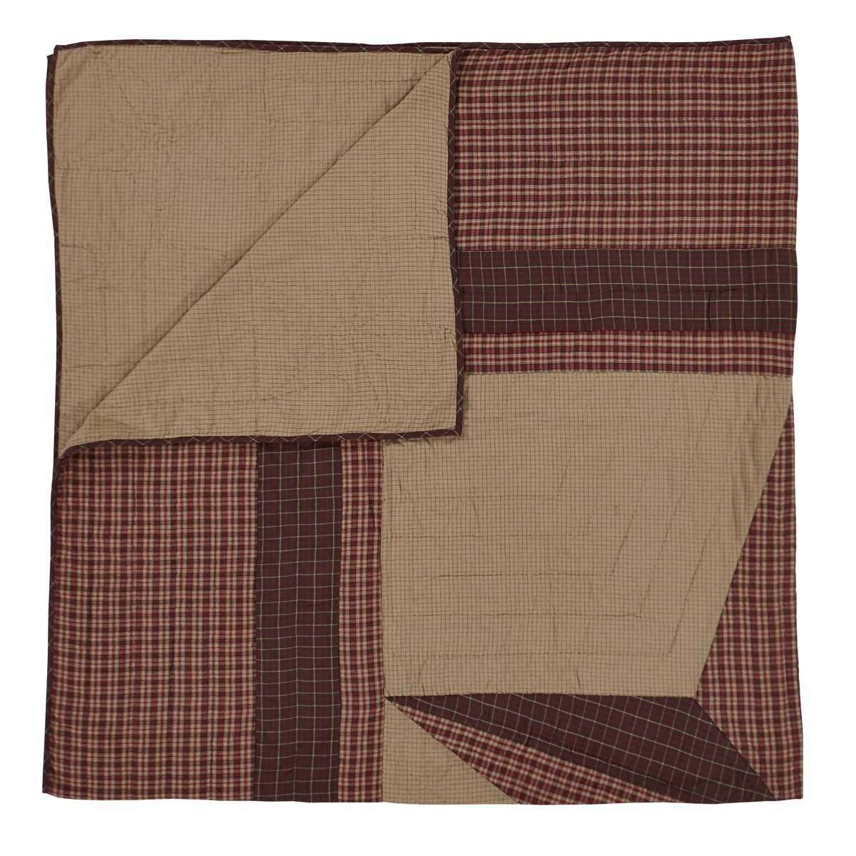 Landon Twin Quilt 68Wx86L VHC Brands folded