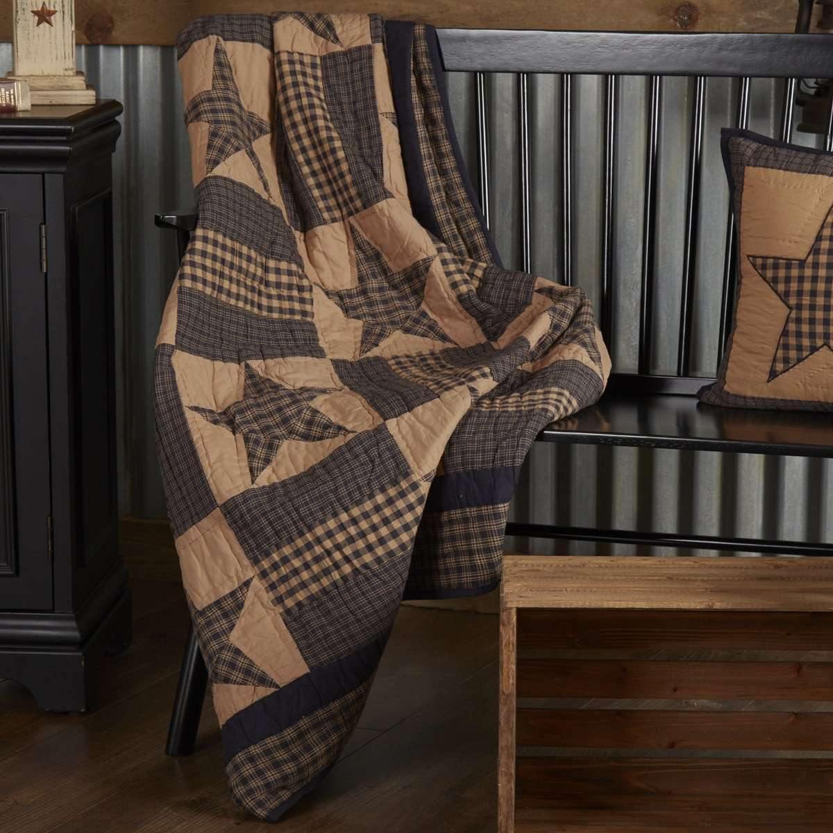 Teton Star Quilted Throw 60x50 VHC Brands