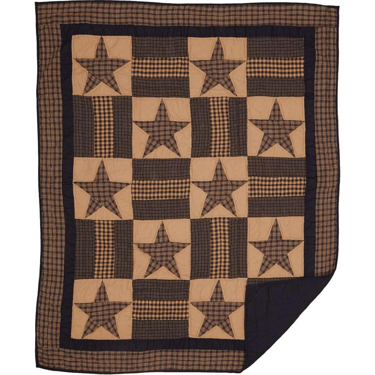 Teton Star Quilted Throw 60x50 VHC Brands Online