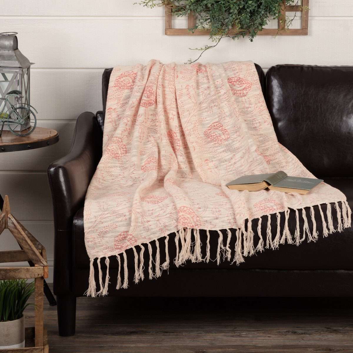 Genevieve Printed Woven Throw 60" x 50" VHC Brands - The Fox Decor