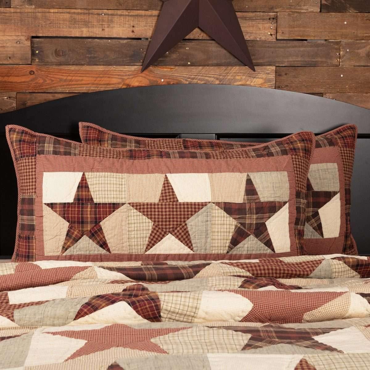 Abilene Star King Sham 21x37 VHC Brands - The Fox Decor