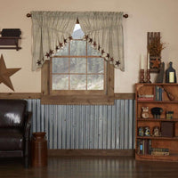 Thumbnail for Abilene Star Prairie Swag Curtain Set of 2 36x36x18 VHC Brands