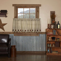 Thumbnail for Abilene Star Tier Curtain Set of 2 L24xW36 - The Fox Decor