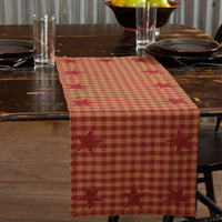 Thumbnail for Burgundy Star Runner Woven 13x36 VHC Brands - The Fox Decor