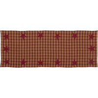 Thumbnail for Burgundy Star Runner Woven 13x36 VHC Brands - The Fox Decor