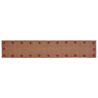 Burgundy Star Runner Woven 13x72 VHC Brands - The Fox Decor