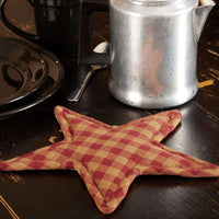 Thumbnail for Burgundy Star Trivet Star Shape 10