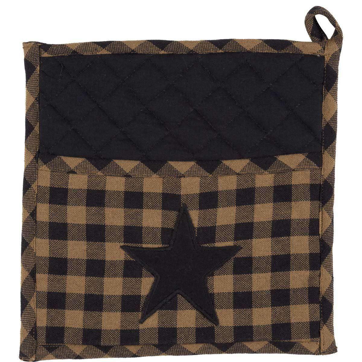 Navy Star Pot Holder 9" VHC Brands - The Fox Decor