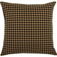 Thumbnail for Black Check Fabric Euro Sham 26x26 VHC Brands - The Fox Decor