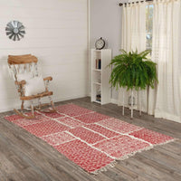 Isabella Patchwork Stenciled Rug 5'x8' VHC Brands - The Fox Decor