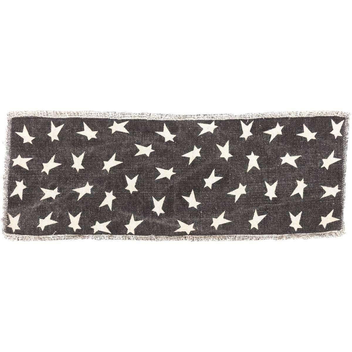 Black Primitive Star Runner 13x36 VHC Brands - The Fox Decor