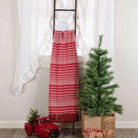 Thumbnail for Whimsical Candy Cane Stripe Woven Throw 60