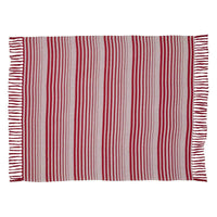 Thumbnail for Whimsical Candy Cane Stripe Woven Throw 60