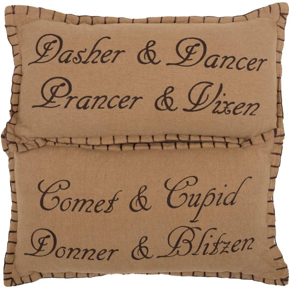 Prancer Pillow Set of 2 7x13 - The Fox Decor