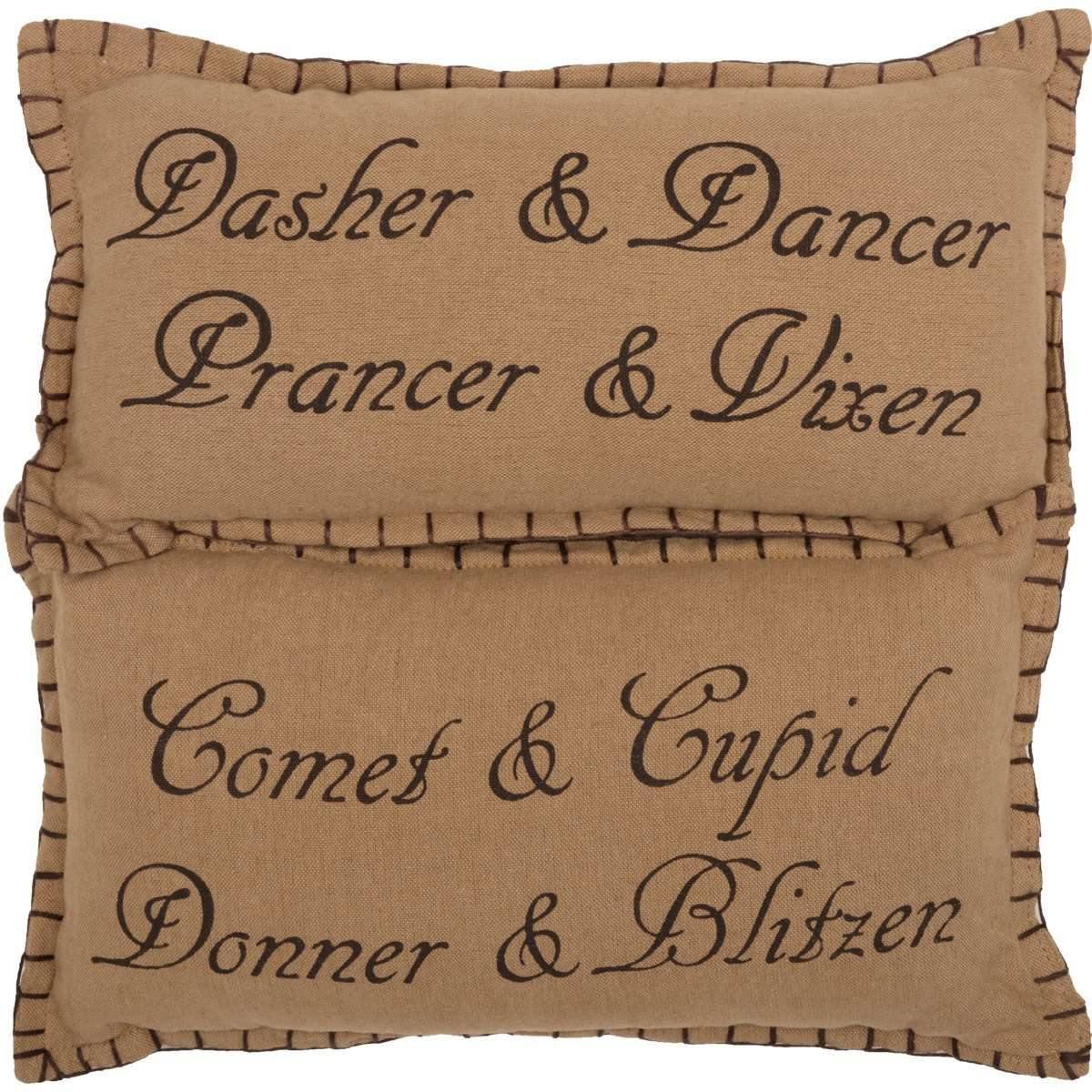 Prancer Pillow Set of 2 7x13 - The Fox Decor