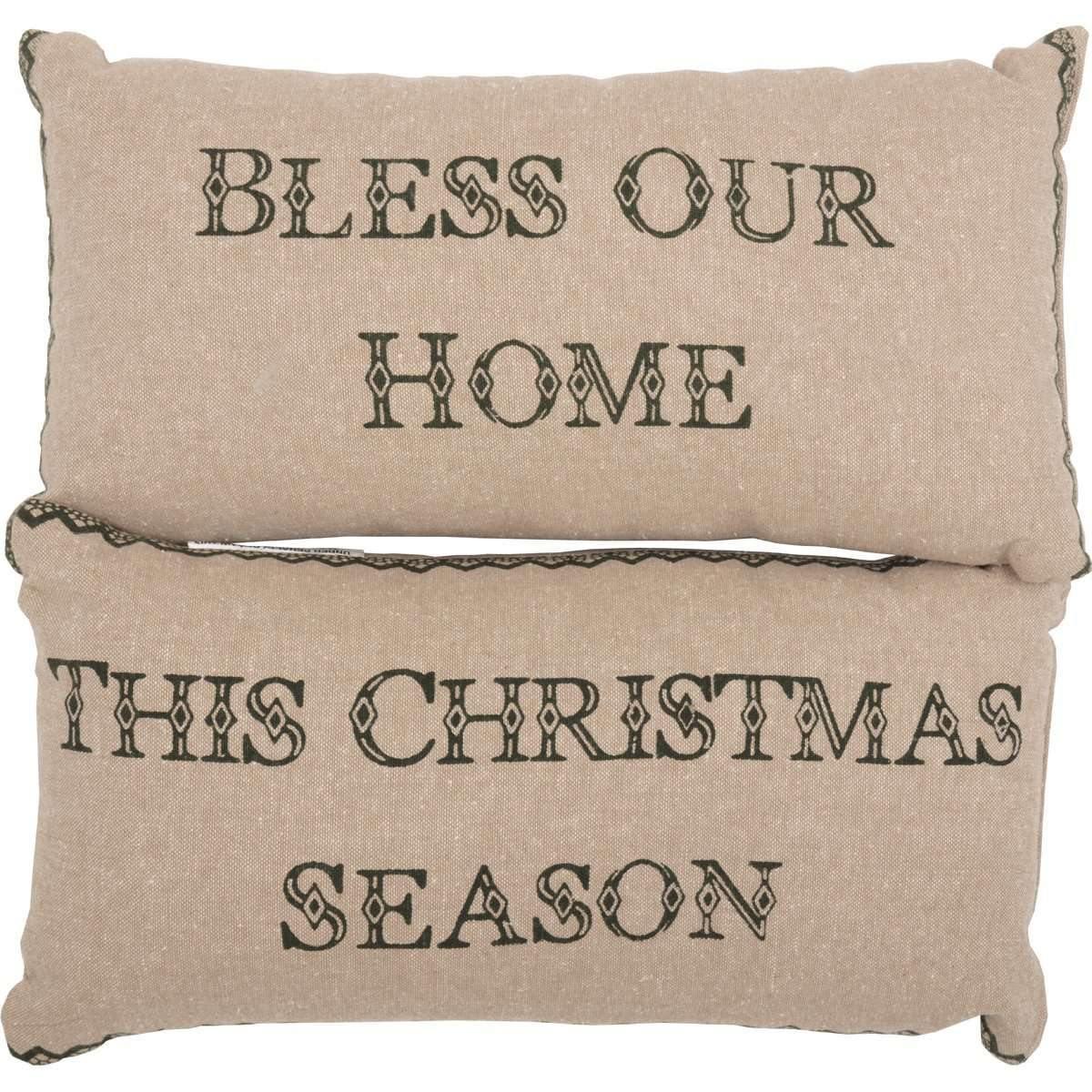 Timberland Christmas Pillow Set of 2 7x13 - The Fox Decor