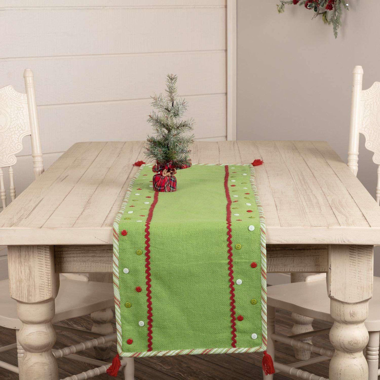 Whimsical Christmas Runner 13x48 VHC Brands - The Fox Decor
