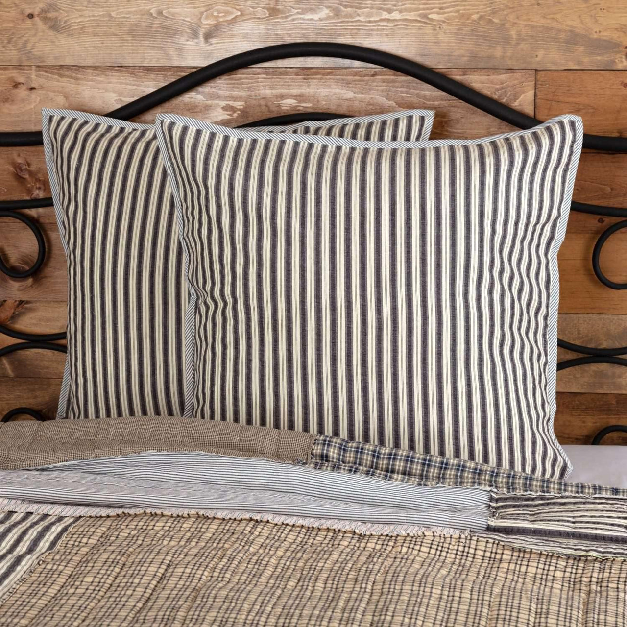 Ashmont Fabric Euro Sham 26x26 VHC Brands - The Fox Decor