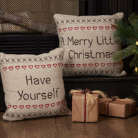 Thumbnail for Merry Little Christmas Pillow Have Yourself A Set of 2 12x12
