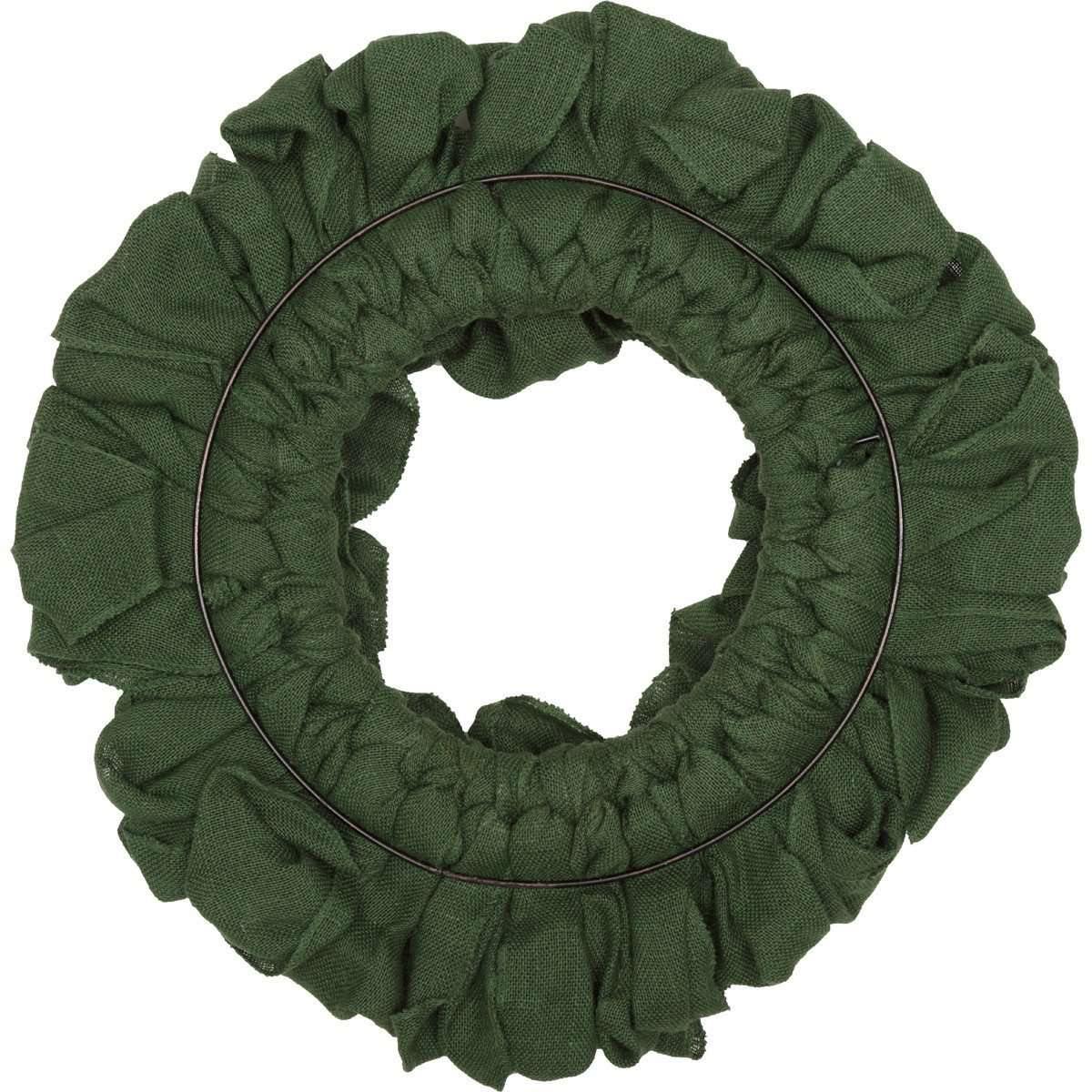 Green Burlap Wreath 20" - The Fox Decor