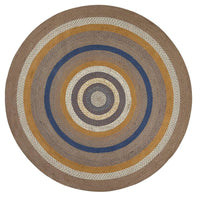 Thumbnail for Riverstone Jute Braided Round Rug 8FT - The Fox Decor