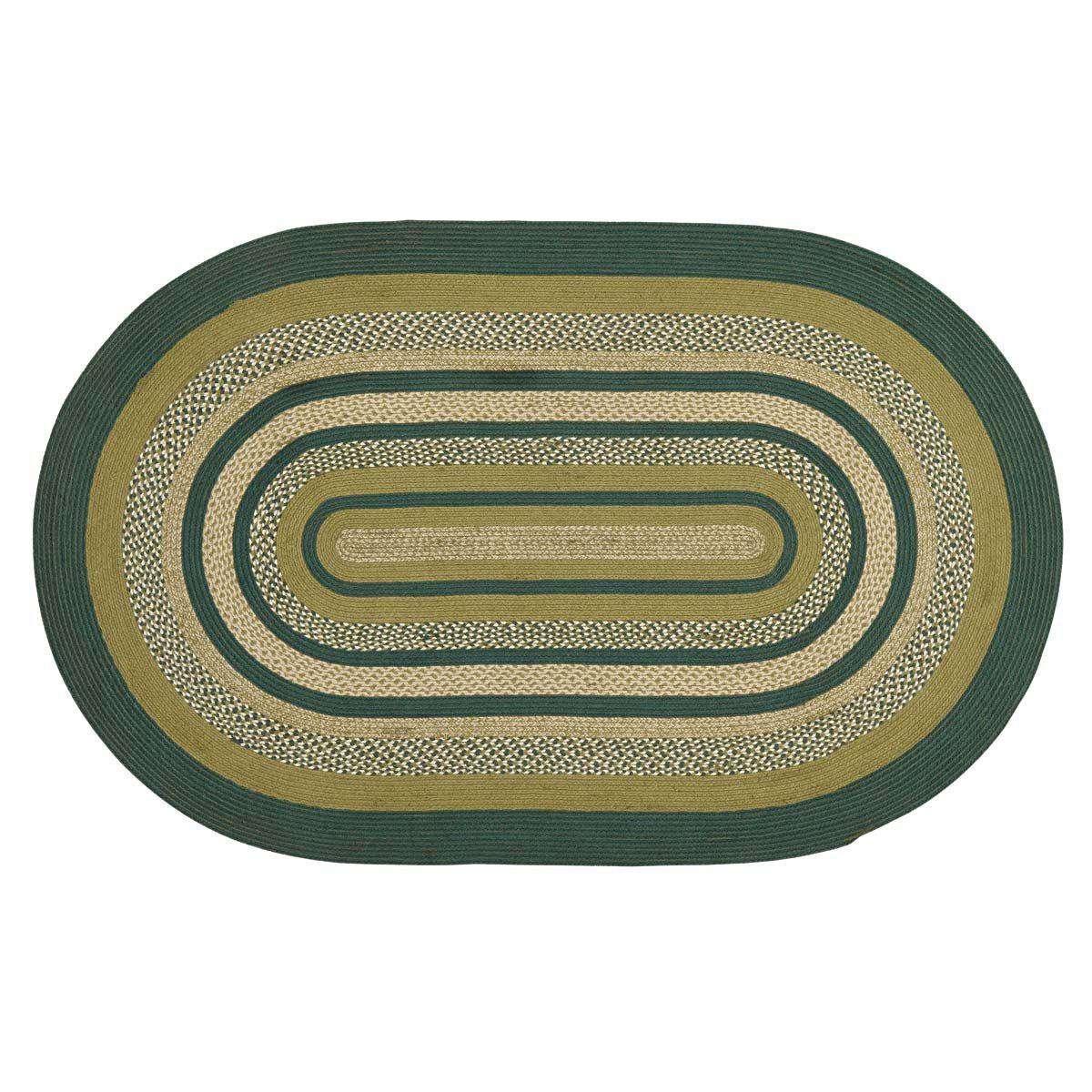 Sherwood Jute Braided Rug Oval - The Fox Decor