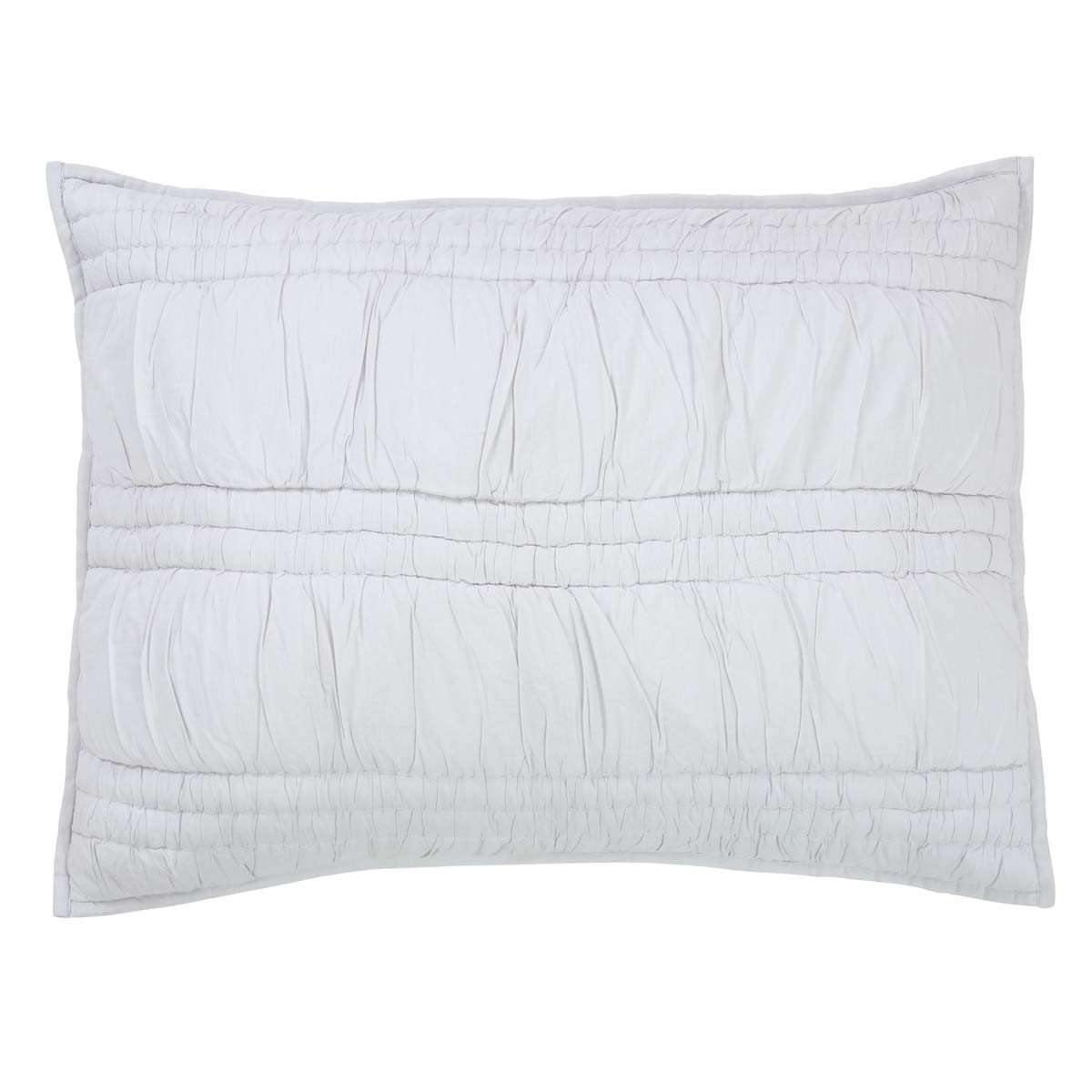 Natasha Silver Cloud Queen Set; Quilt 90Wx90L-2 Shams 21x27 VHC Brands - The Fox Decor