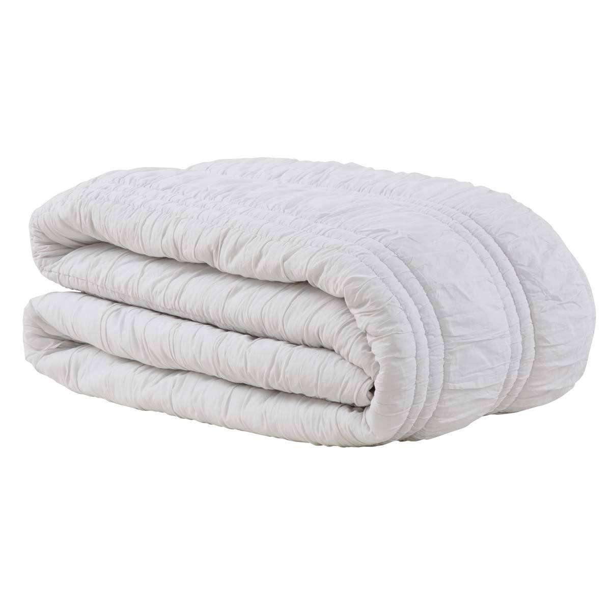 Natasha Silver Cloud Queen Set; Quilt 90Wx90L-2 Shams 21x27 VHC Brands - The Fox Decor