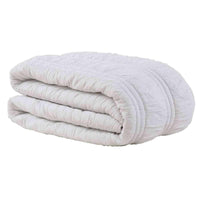 Natasha Silver Cloud Queen Set; Quilt 90Wx90L-2 Shams 21x27 VHC Brands - The Fox Decor