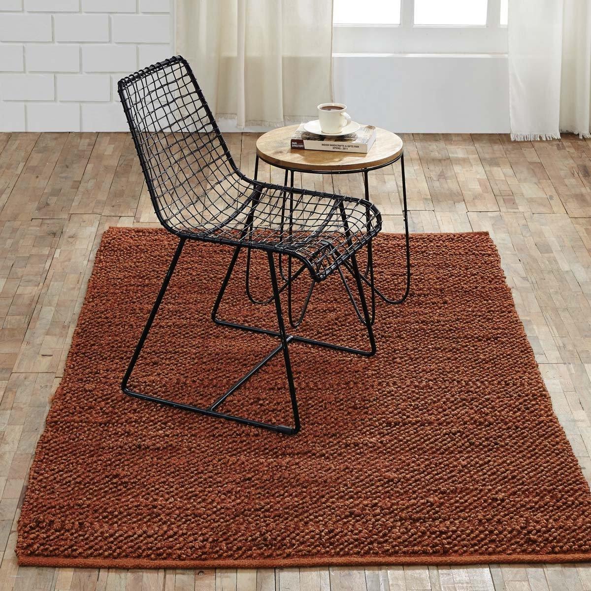 Minneka Amber Jute Handwoven Rug 4'x6' VHC Brands - The Fox Decor