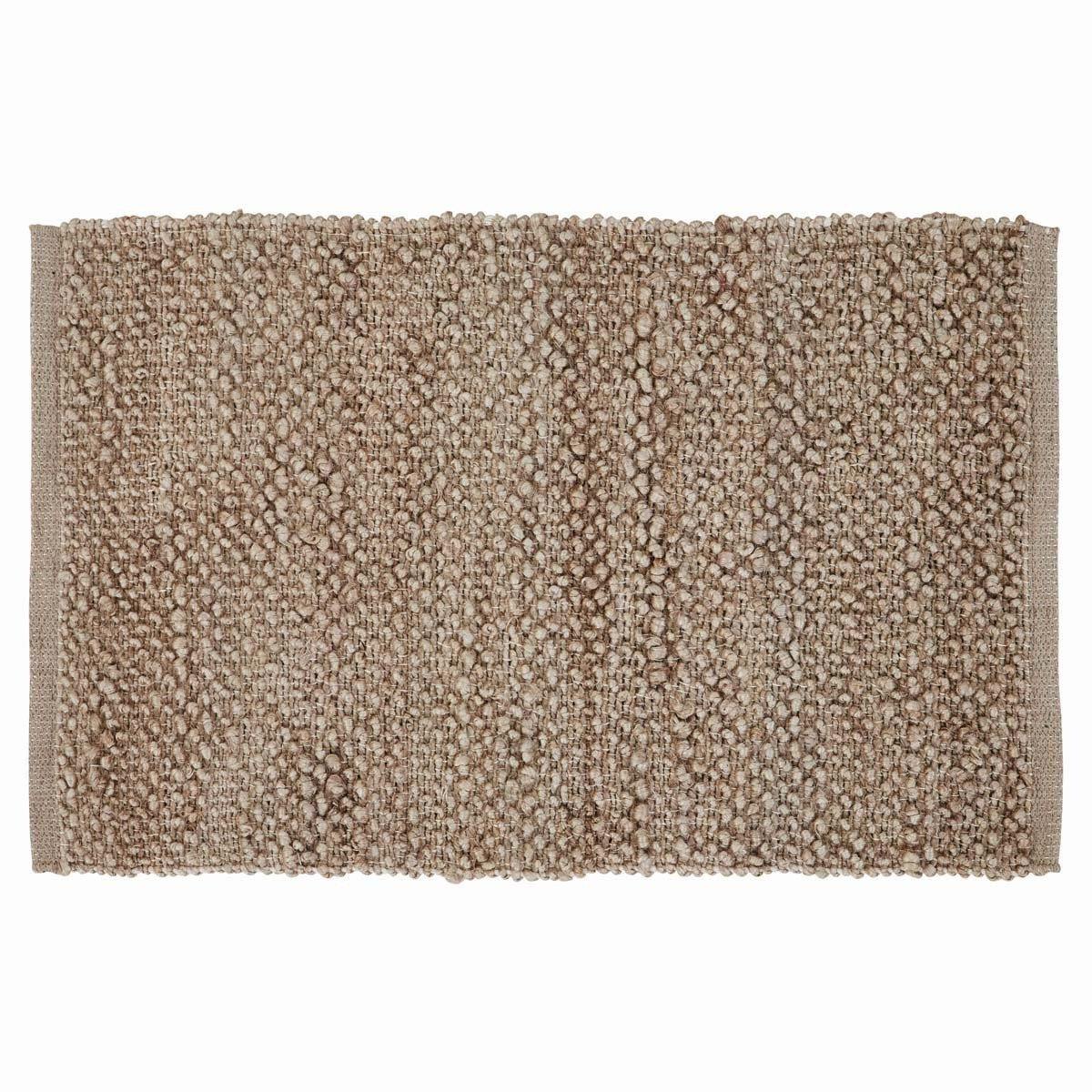Minneka Silver Jute Handwoven Rug 20"x30" VHC Brands - The Fox Decor