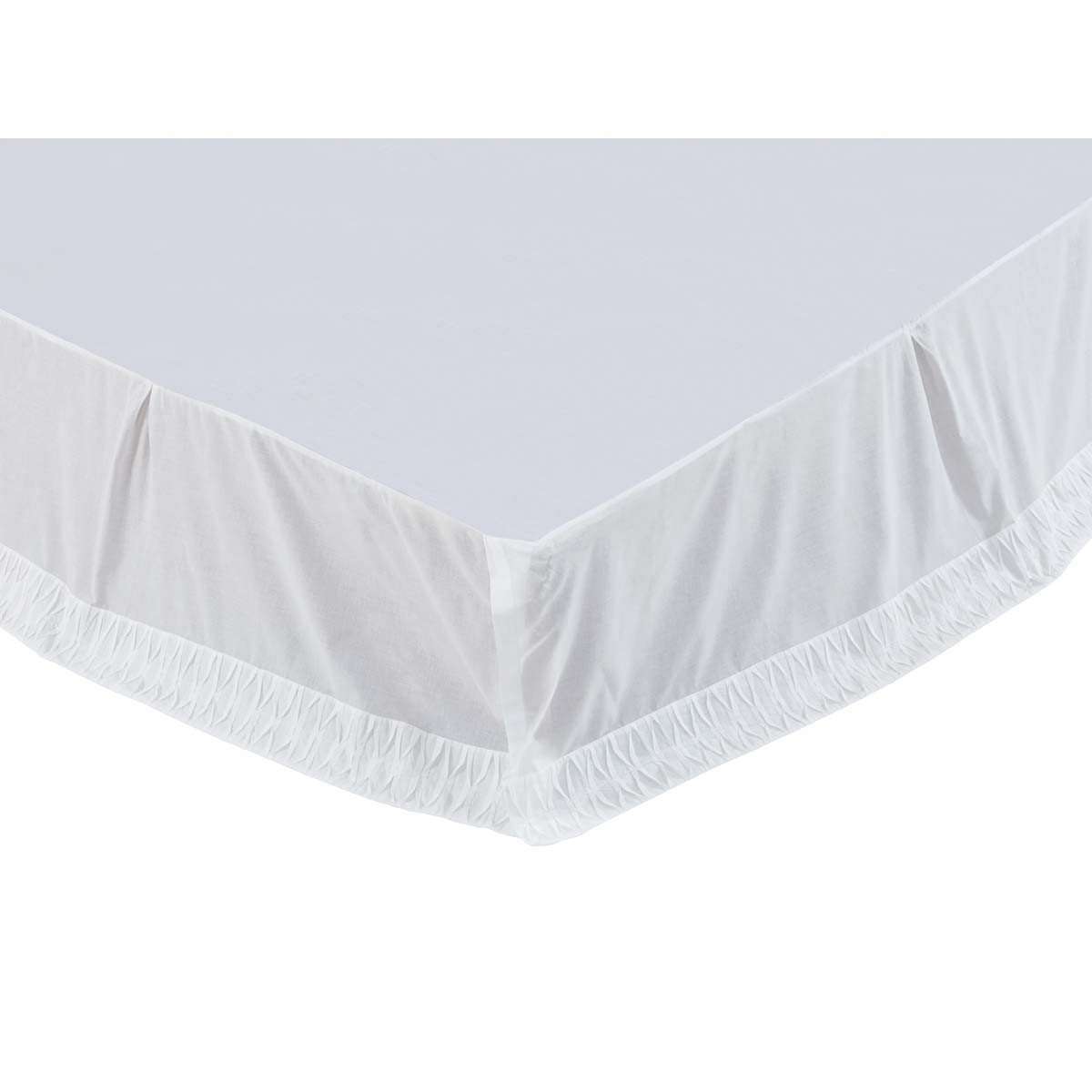Adelia White Bed Skirts VHC Brands - The Fox Decor