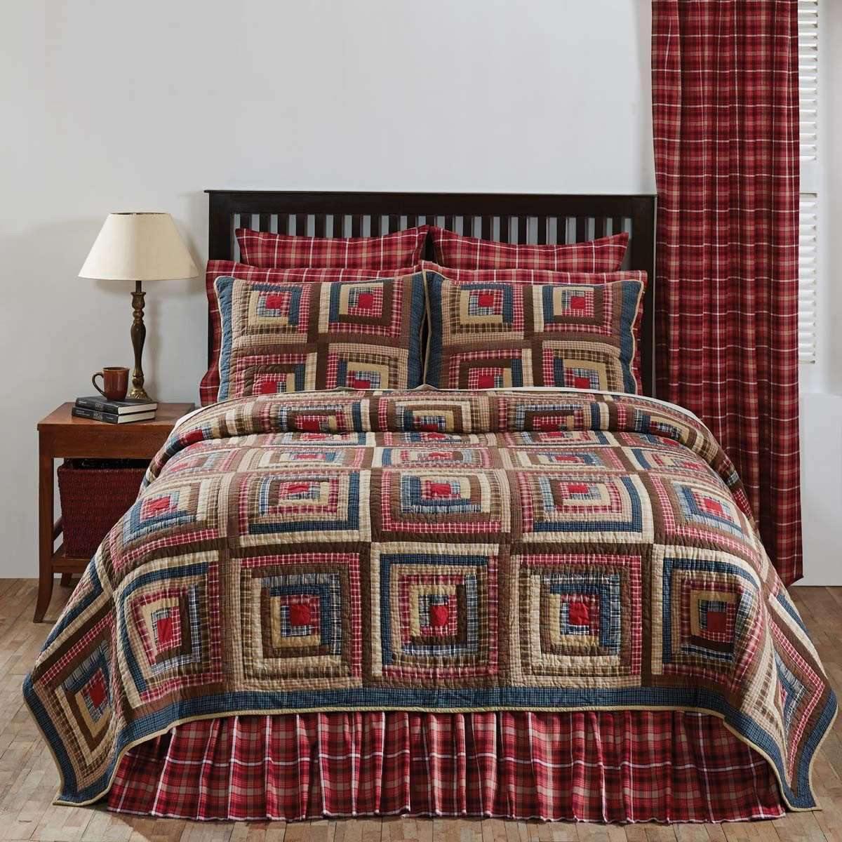 Braxton Luxury King Quilt 120Wx105L VHC Brands - The Fox Decor