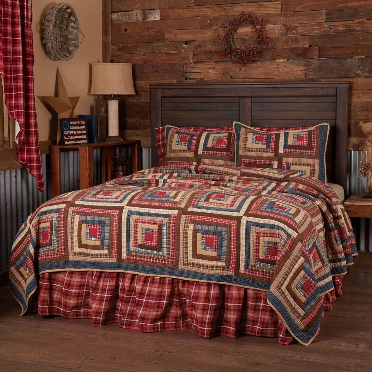 Braxton King Quilt 110Wx97L VHC Brands - The Fox Decor