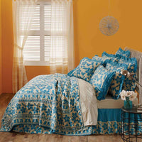 Thumbnail for Briar Azure Queen Quilt 90Wx90L VHC Brands buy