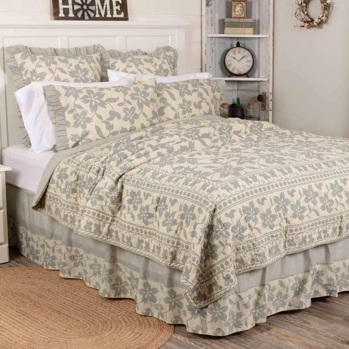 Briar Sage King Quilt 105Wx95L VHC Brands shop now