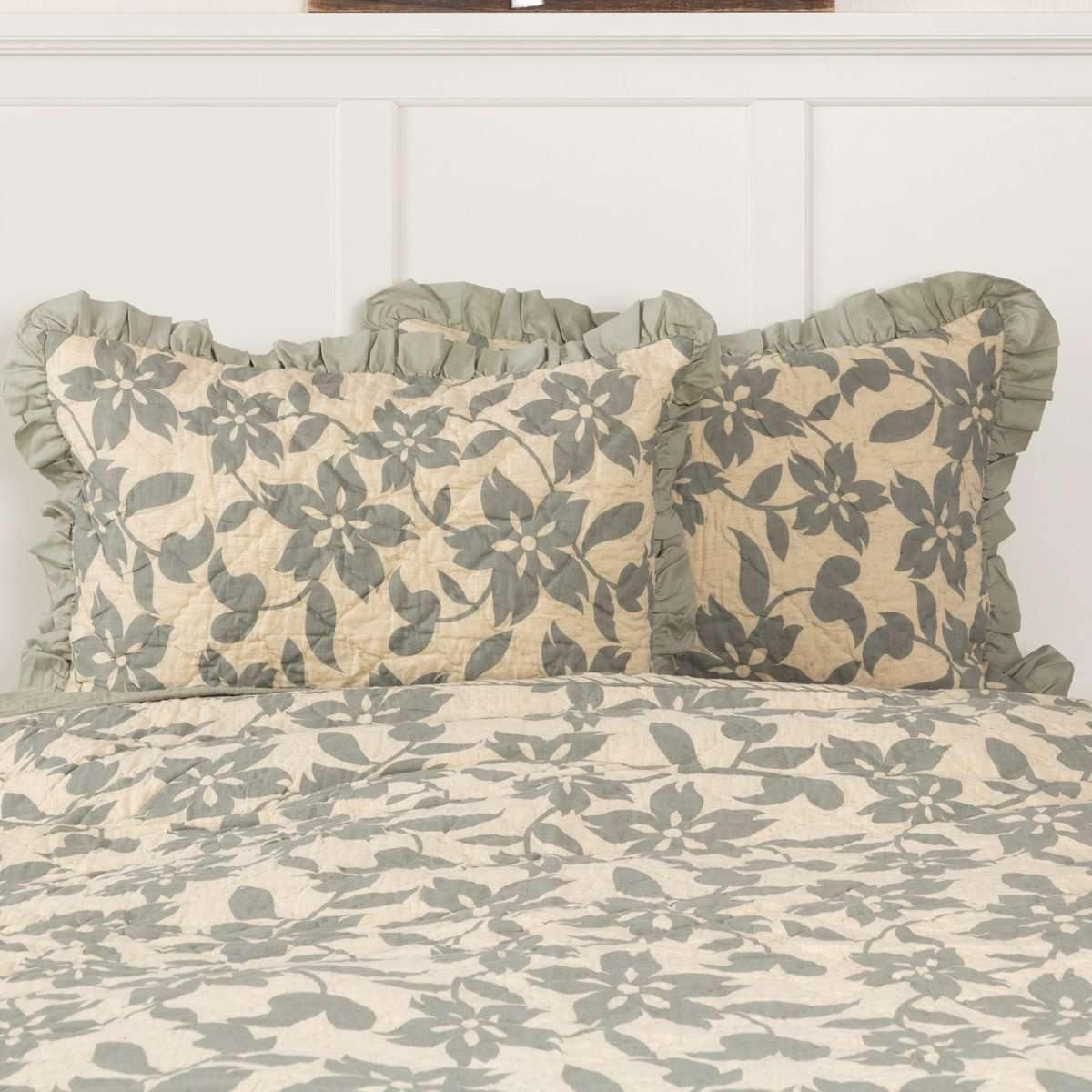 Briar Sage Standard Sham 21x27 VHC Brands - The Fox Decor