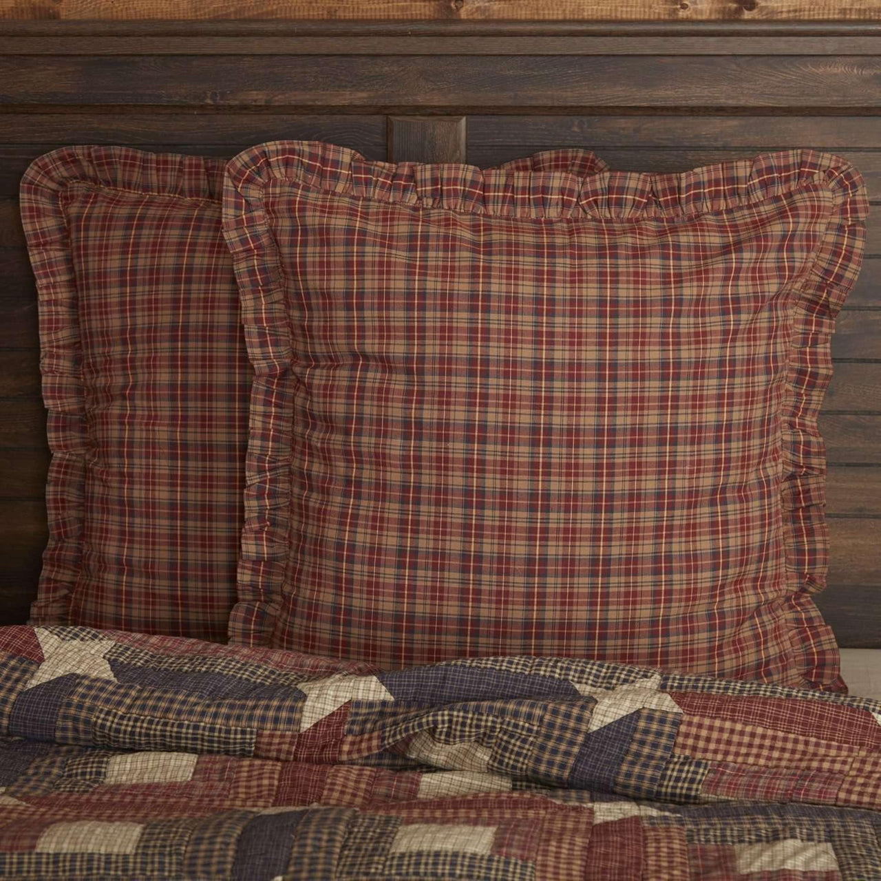 Parker Fabric Euro Sham 26x26 VHC Brands - The Fox Decor