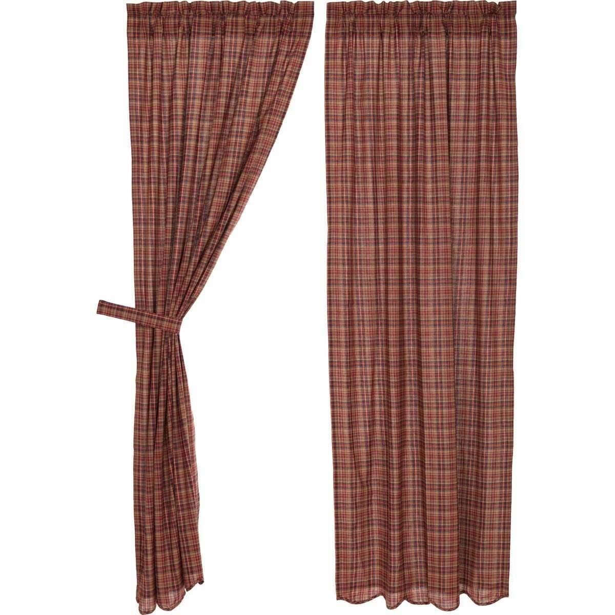 Parker Scalloped Panel Curtain Set of 2 84x40 - The Fox Decor