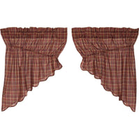 Thumbnail for Parker Scalloped Prairie Swag Curtain Set of 2 36x36x18 VHC Brands online