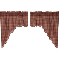 Thumbnail for Parker Scalloped Swag Curtain Set of 2 36x36x16 - The Fox Decor